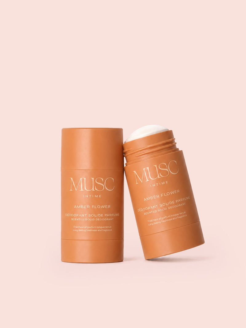 2 Déodorants Solides Parfumés - Amber Flower