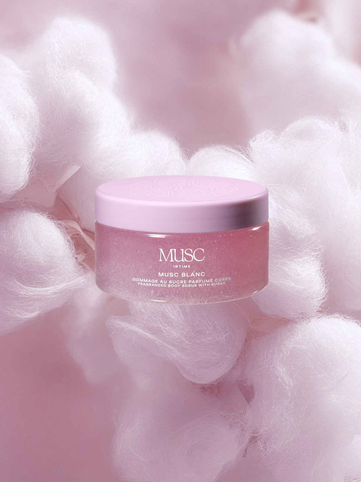 Musc Blanc - Gommage au Sucre Parfumé Corps