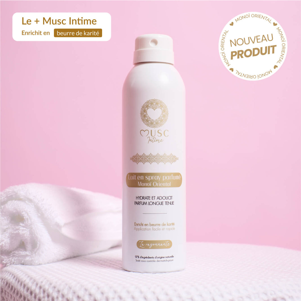 Lait en spray parfumé Monoï Oriental - la Rayonnante