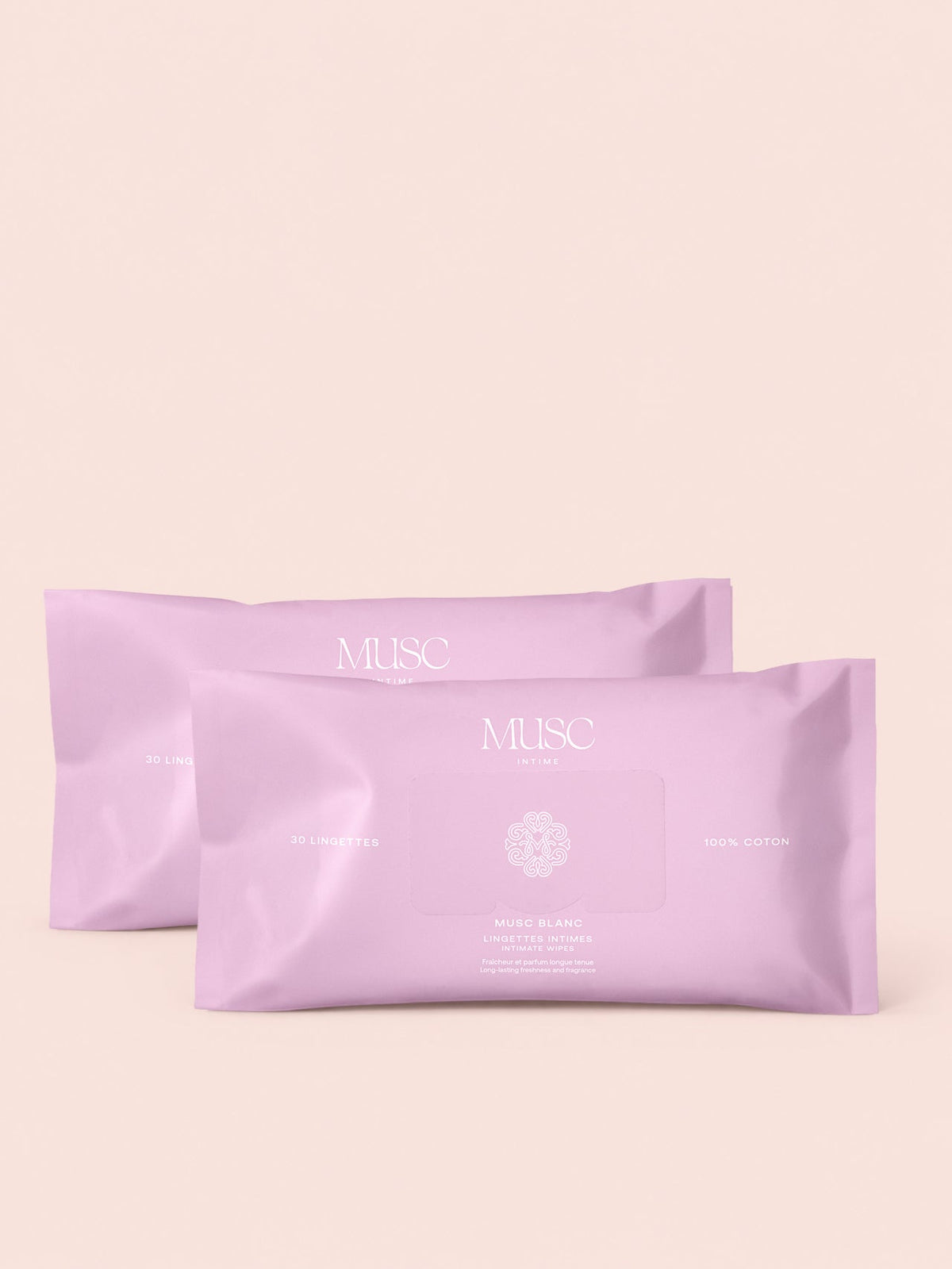 Le Duo de Lingettes Intimes - Musc Blanc