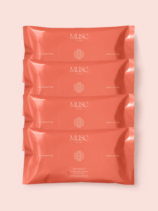 Le Lot de Lingettes Intimes - Hot Peach