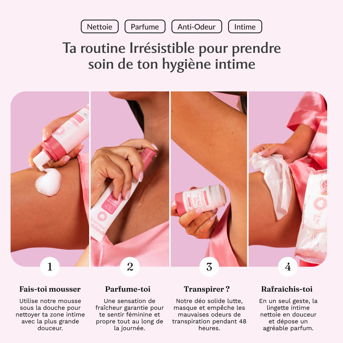 Mousse nettoyante Intime au Sweet Litchi - la Délicieuse