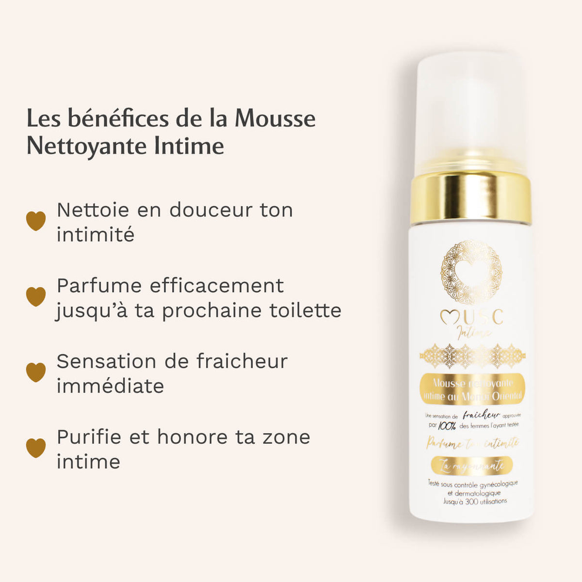 Mousse nettoyante Intime Monoï Oriental - La Rayonnante
