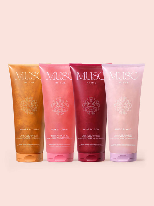 MIX HUILE DE DOUCHE PARFUMÉE NACRÉE - 4 AU CHOIX