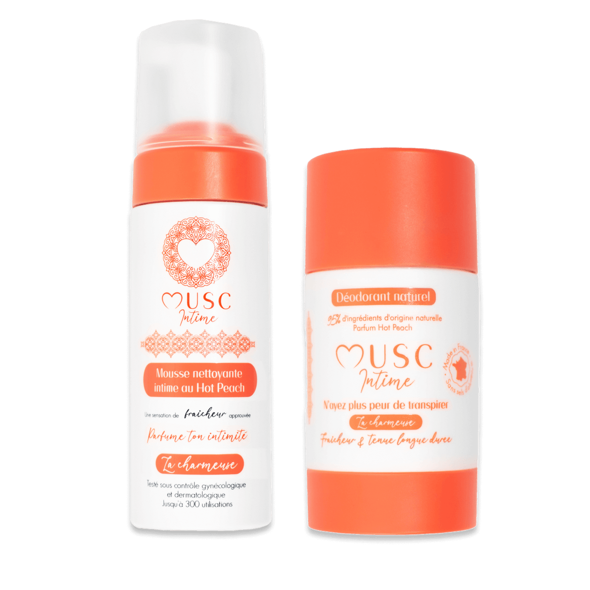 Mousse nettoyante Intime Hot Peach - la Charmeuse