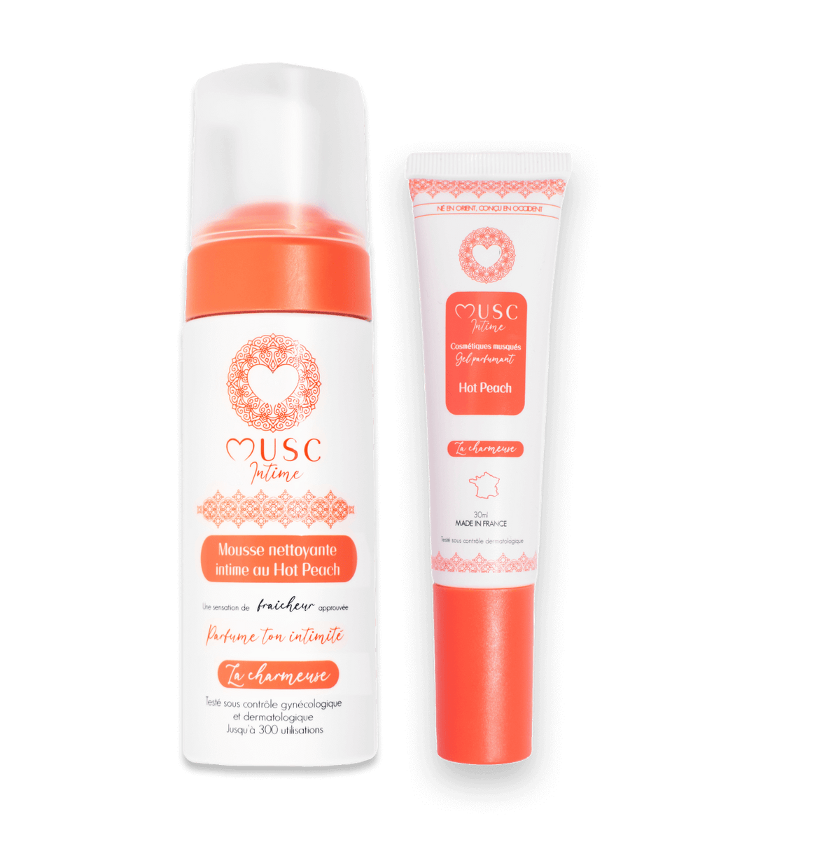 Mousse nettoyante Intime Hot Peach - la Charmeuse