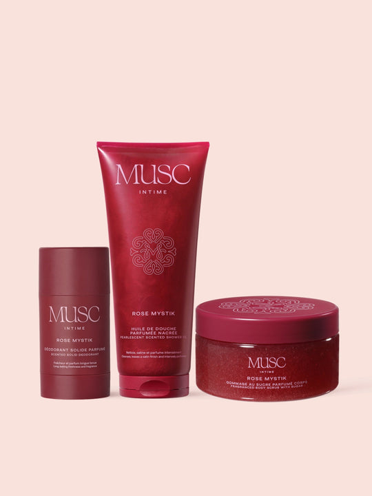 Le Trio Douche Exfoliant - Rose Mystik